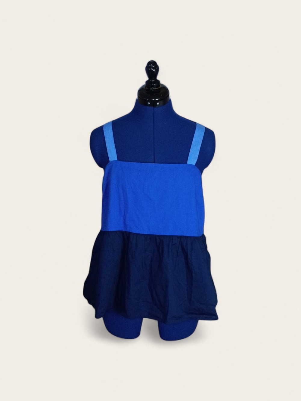 LOFT Women's Color Block Babydoll Tank Top - Size 12